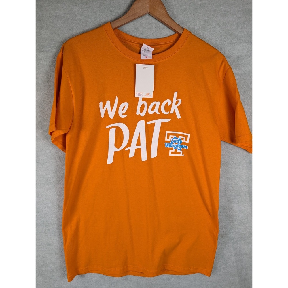 Vtg Tennessee Lady Vols Basketball We Back Pat T-Shirt Orange Size Medium TShirt